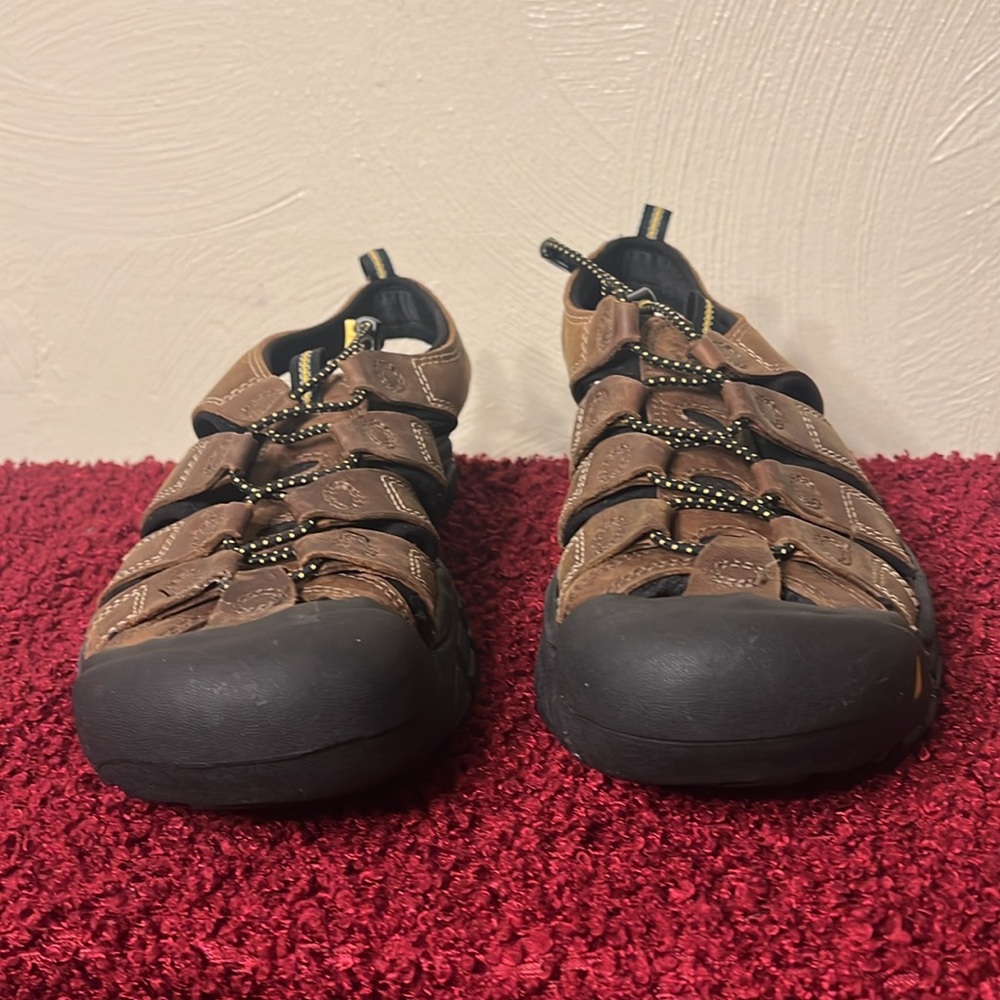 KEEN Leather Newport Shoes Water Hiking Sandals Outdoor Shoes brown Size… - Picture 3 of 17
